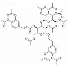 (E)-2-[3,4-雙(乙酰氧基)苯基]乙基 3-O-(2,3,4,6-四-O-乙酰基-BETA-D-吡喃葡萄糖基)-BETA-D-葡萄糖苷 2,6-二乙酸酯 4-[3-[3,4-雙(乙酰氧基)苯基]-2-丙烯酸]酯