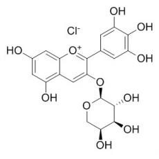 氯化飛燕草素-3-O-阿拉伯糖苷